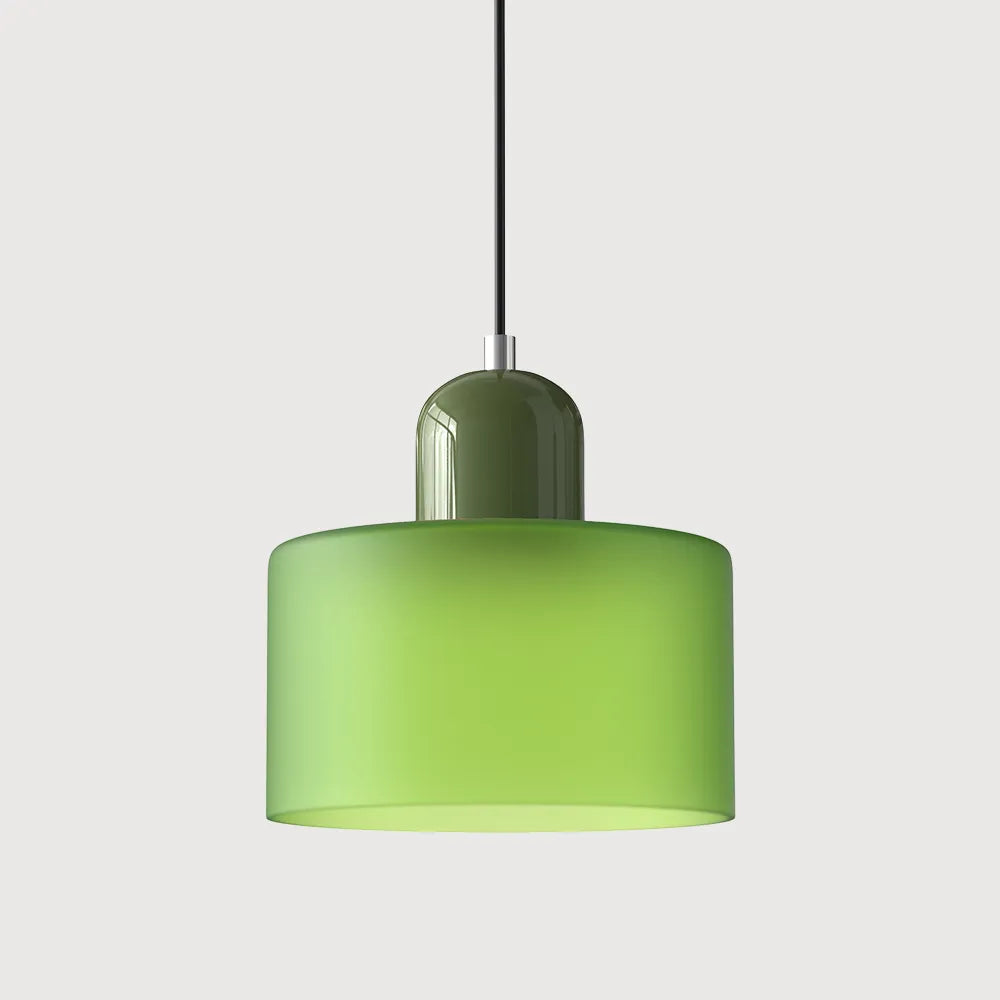 Aurora Bauhaus Round Glass Pendant Light
