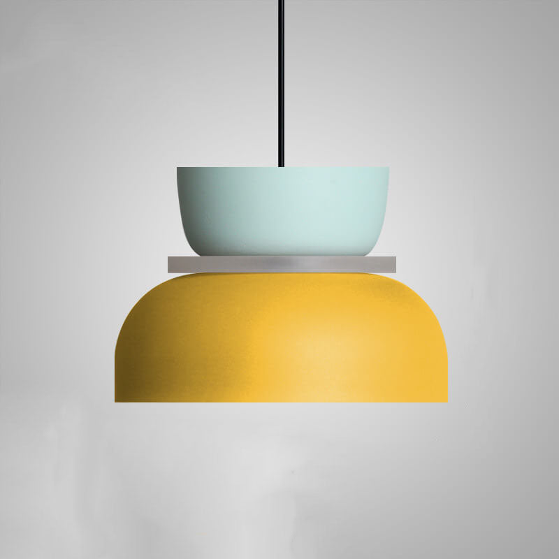 Aurora Macaron Disc Pendant Light