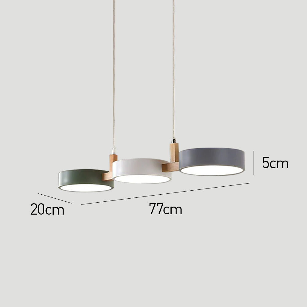 Aurora Cylinder Linear Pendant Light