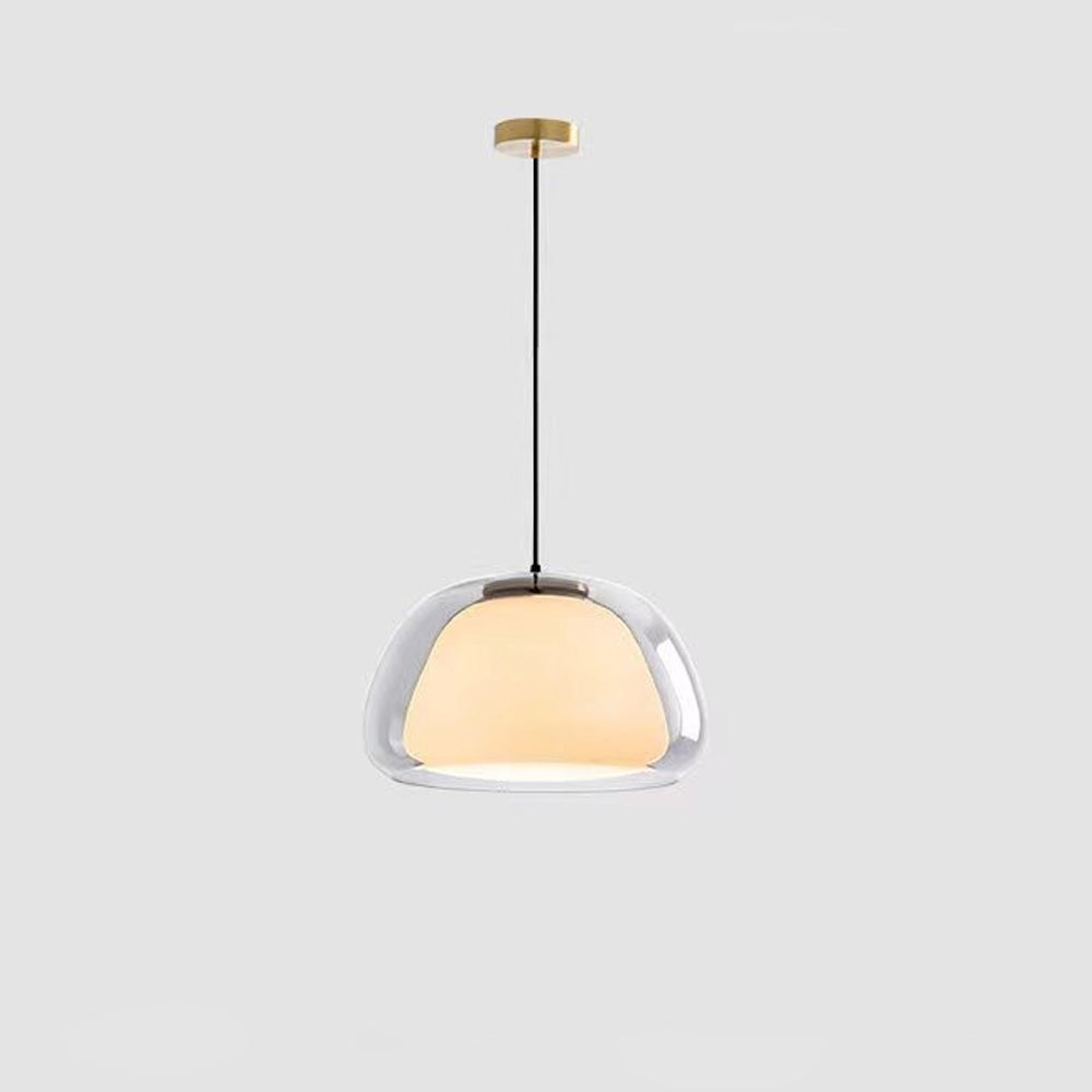 Aurora Milk Glass Jelly Pendant Light
