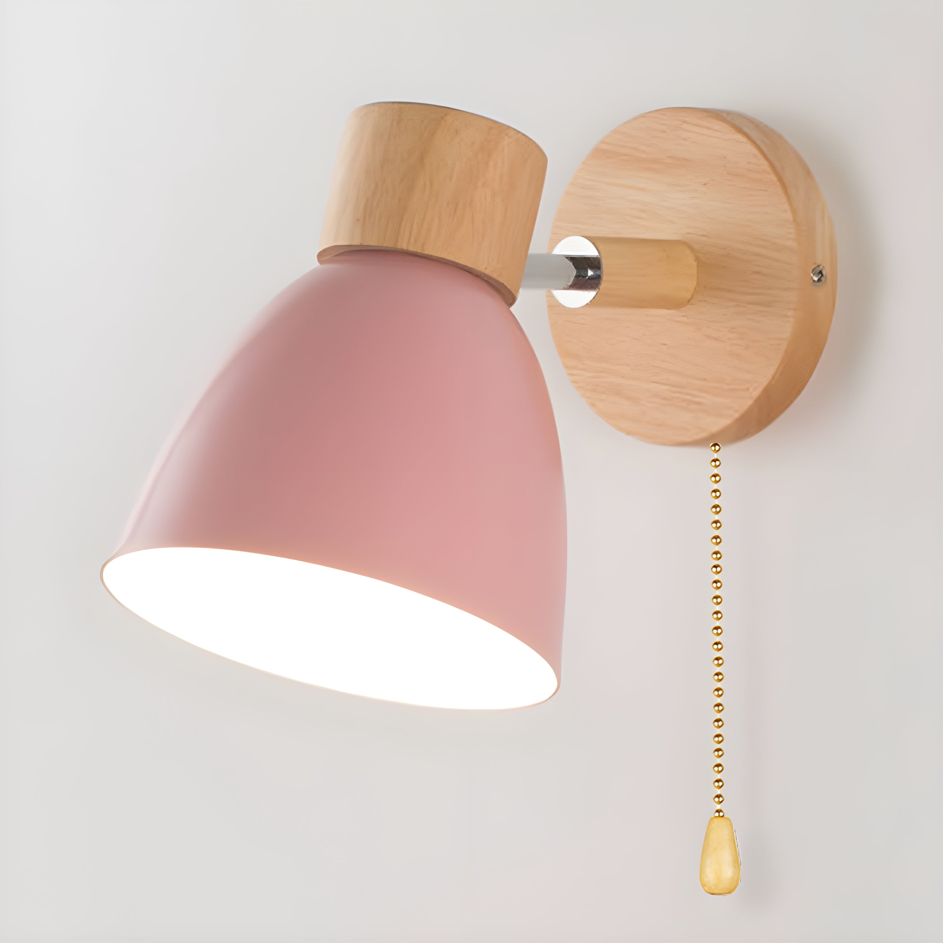 Wren Nordic Wood Wall Sconce