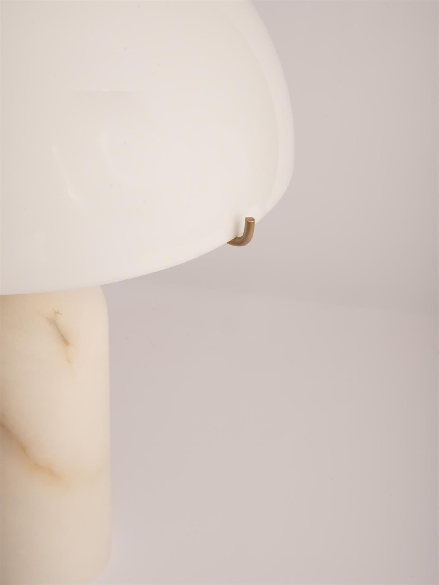 Halo Stone Globe Table Lamp