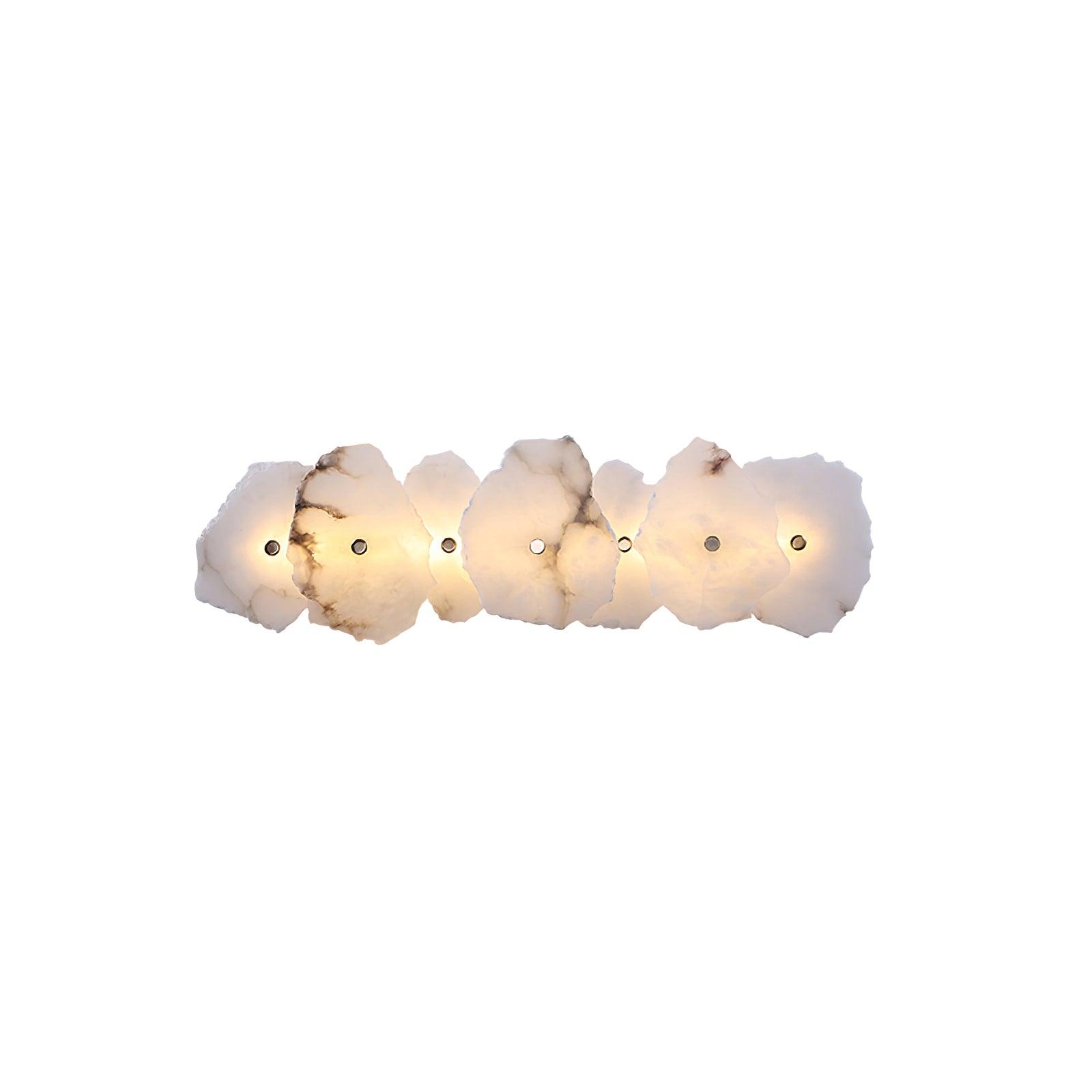 Wren Alabaster Flower Wall Sconce