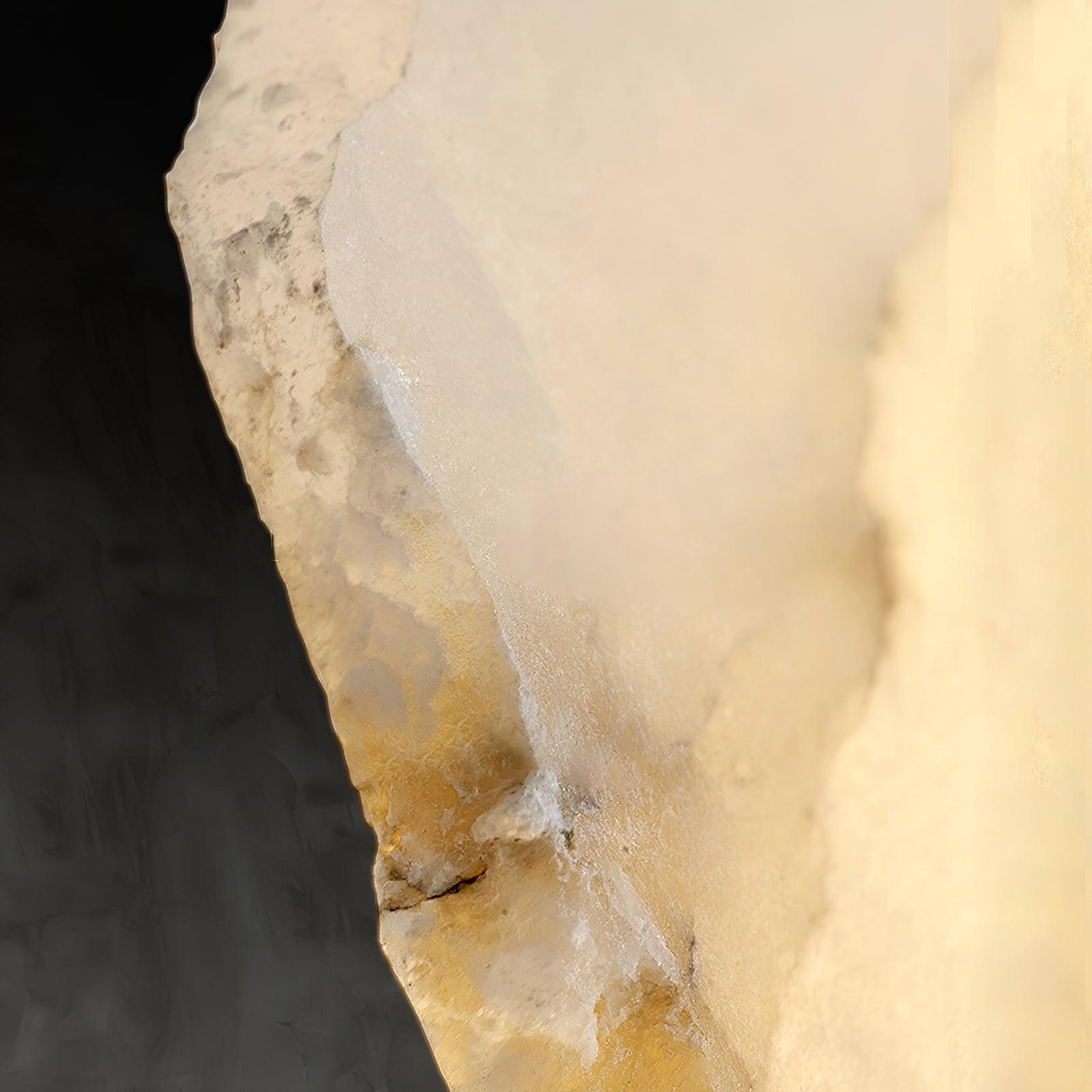 Wren Alabaster Flower Wall Sconce
