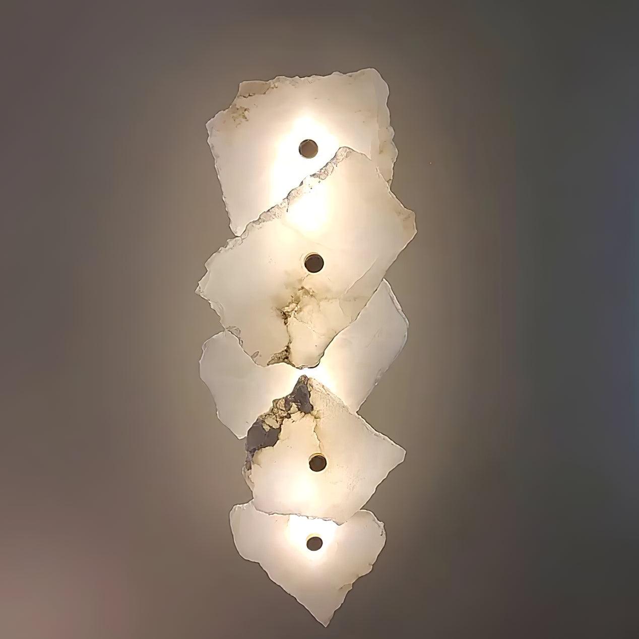 Wren Alabaster Flower Wall Sconce