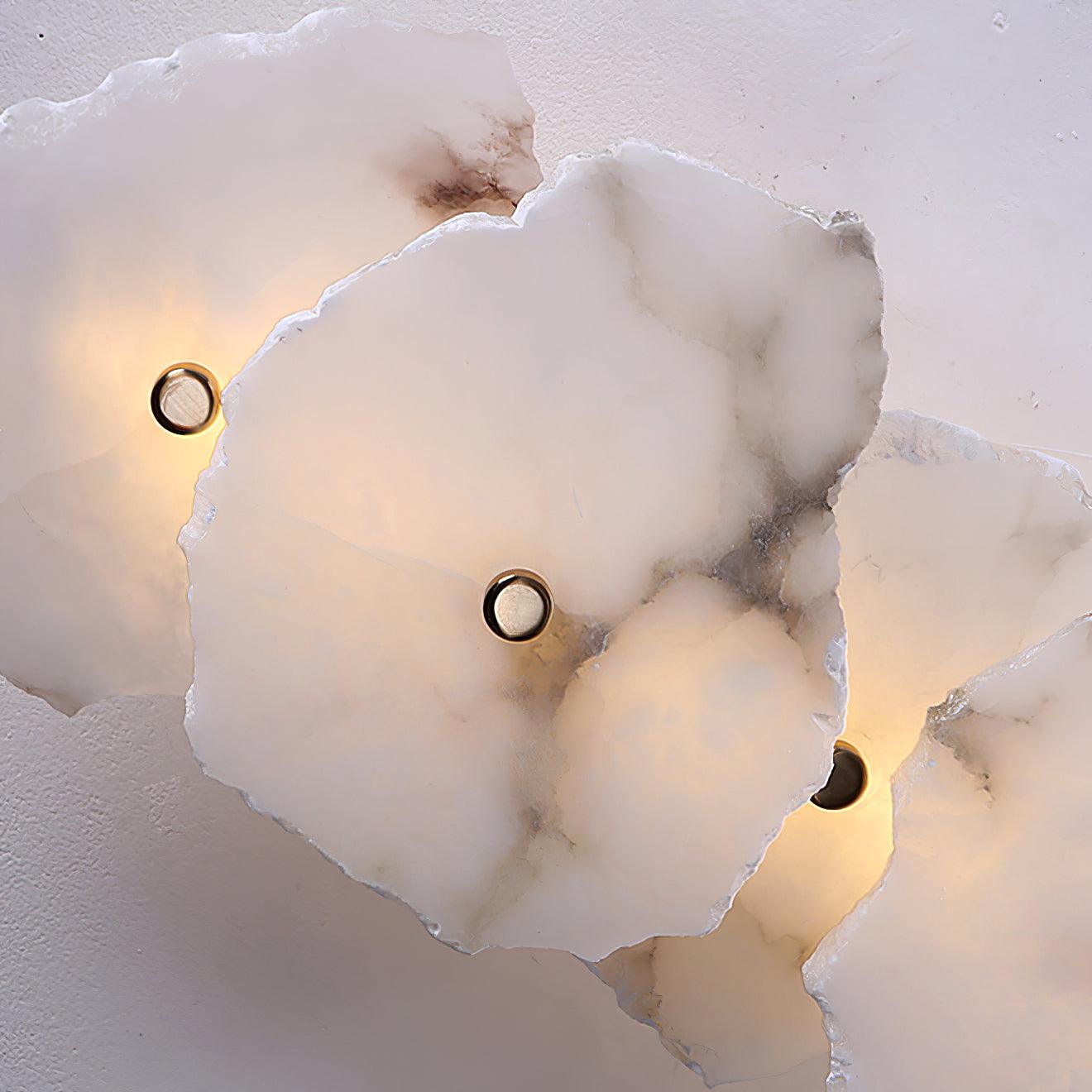 Wren Alabaster Flower Wall Sconce