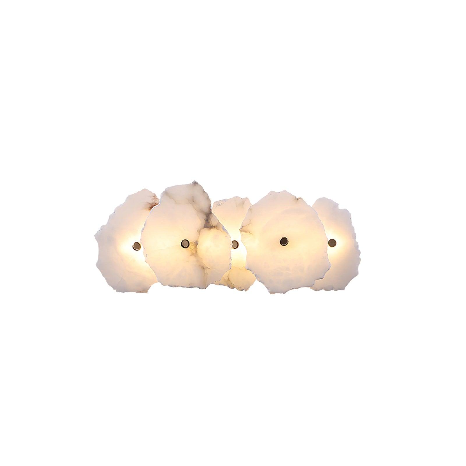 Wren Alabaster Flower Wall Sconce