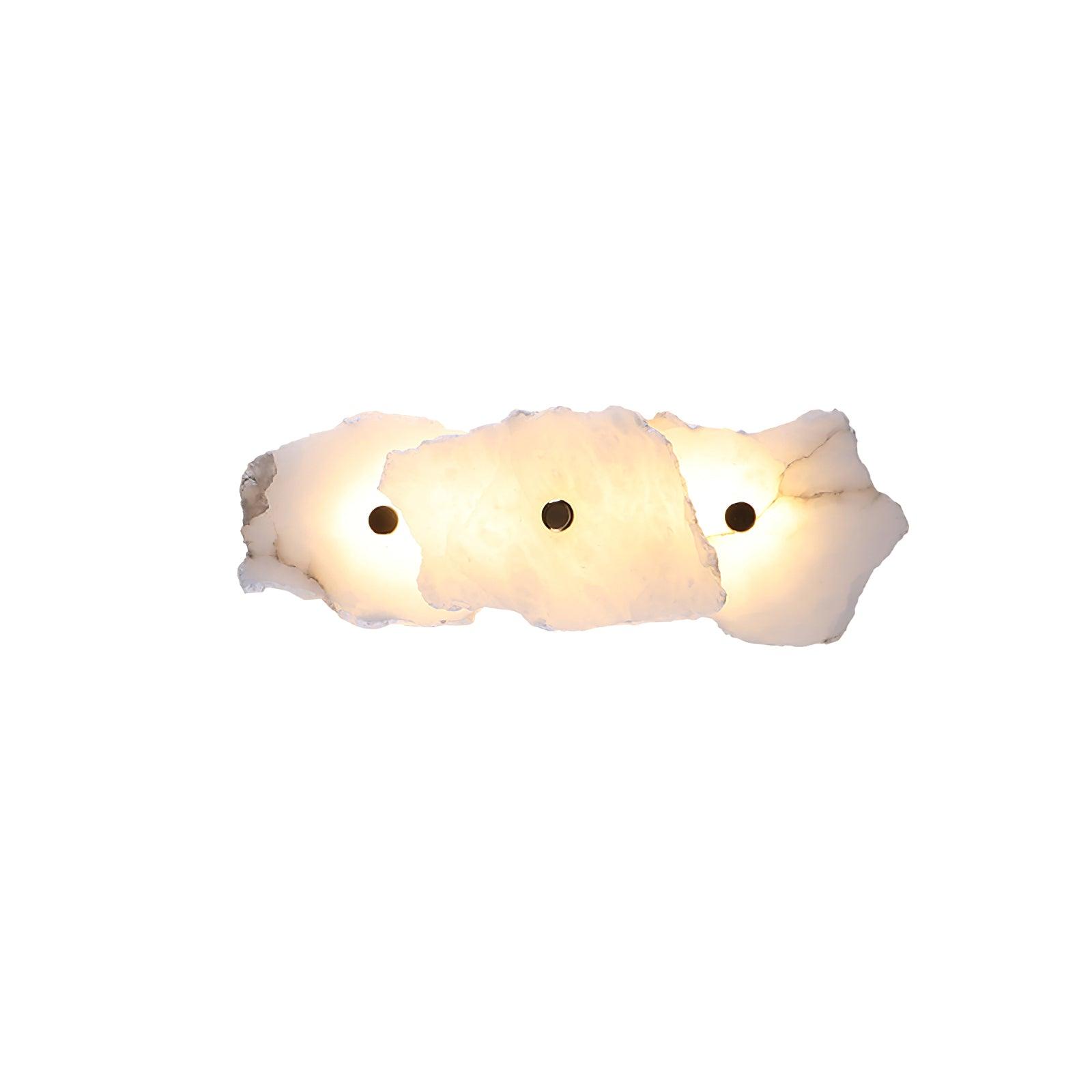 Wren Alabaster Flower Wall Sconce