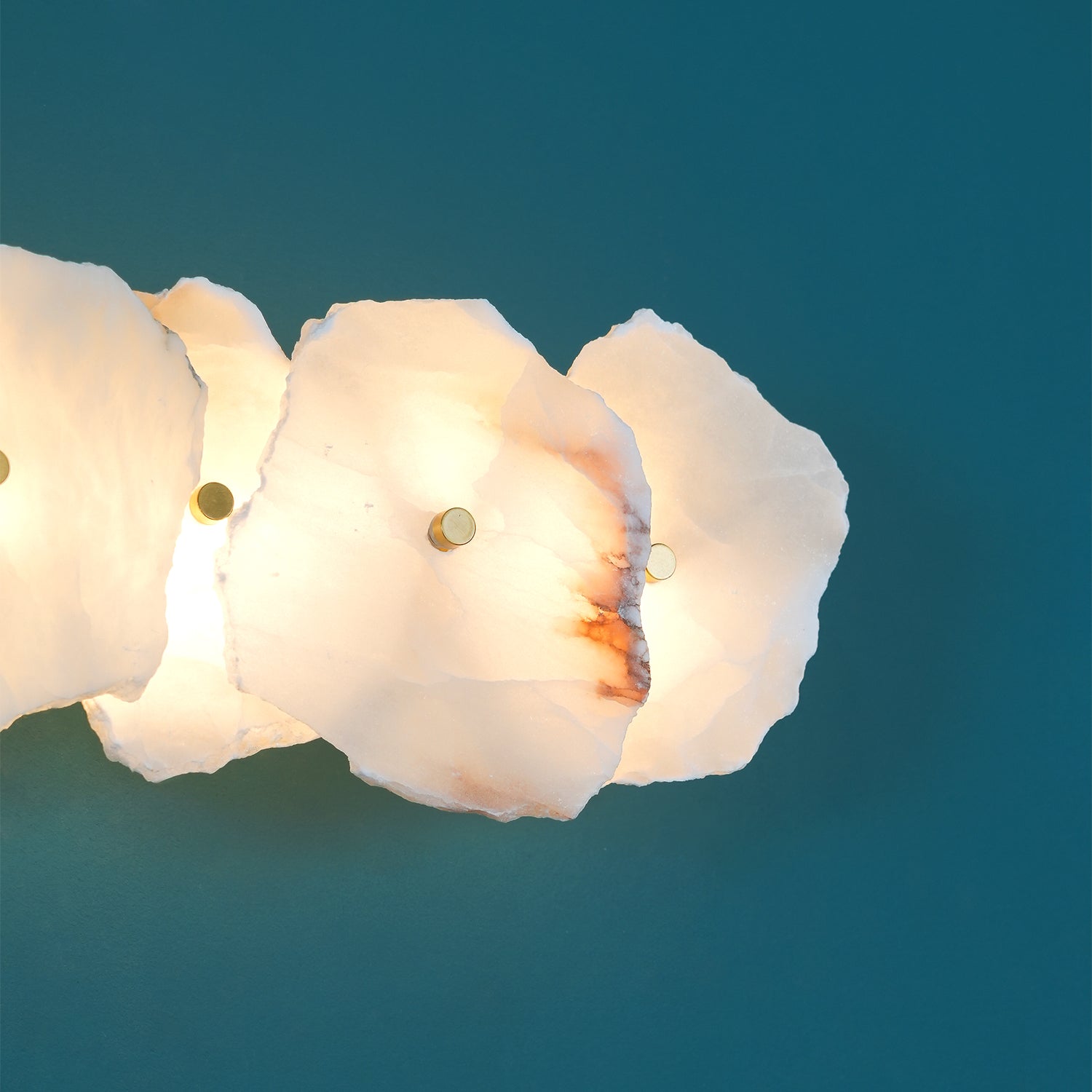 Wren Alabaster Flower Wall Sconce