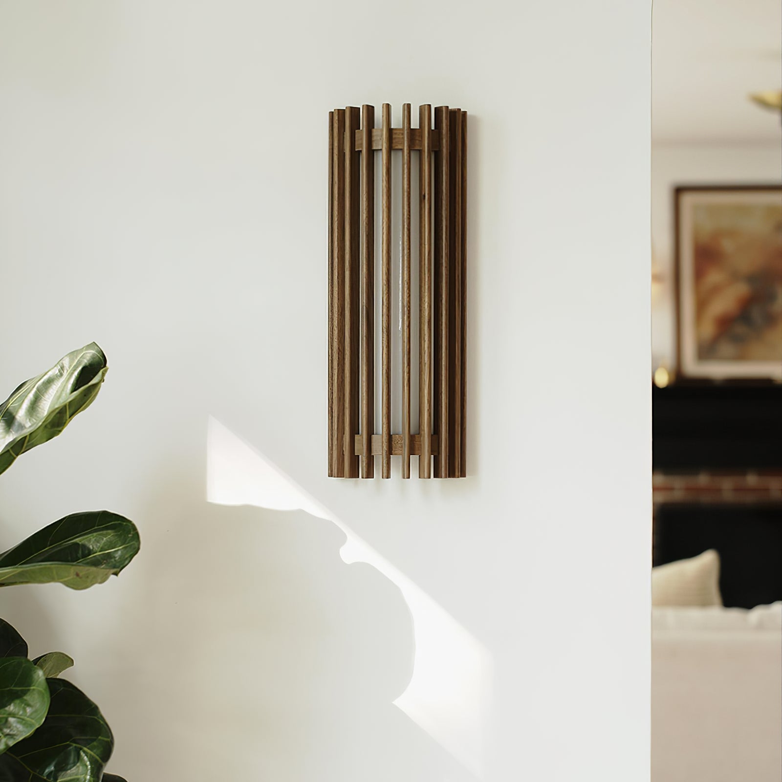 Wren Nordic Wood Wall Acrylic Sconce