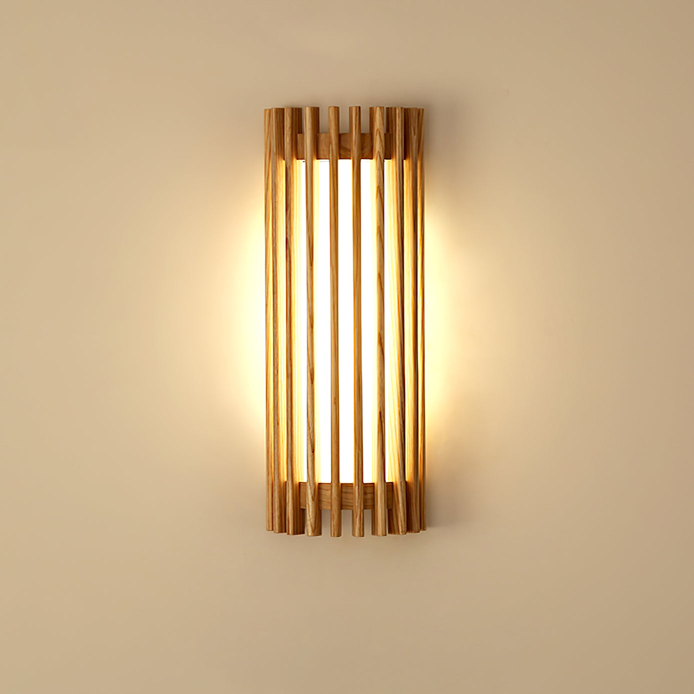 Wren Nordic Wood Wall Acrylic Sconce