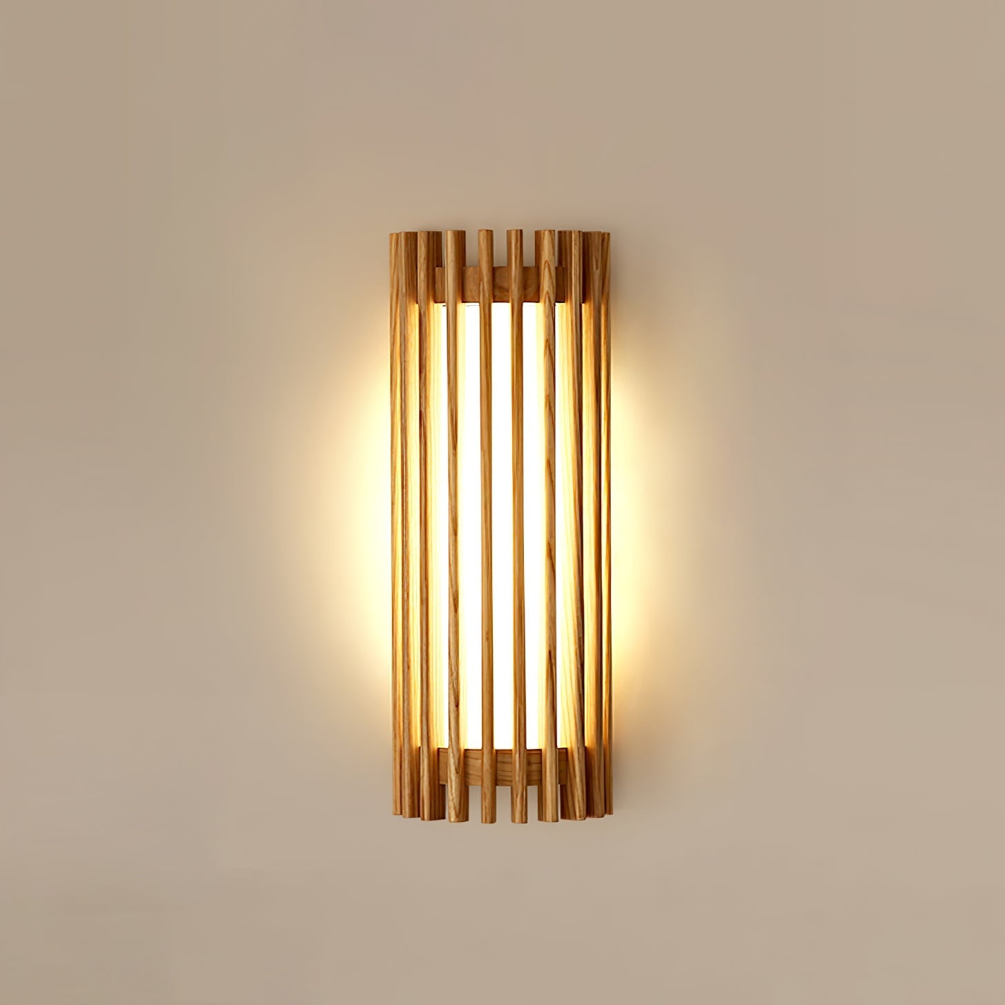 Wren Nordic Wood Wall Acrylic Sconce