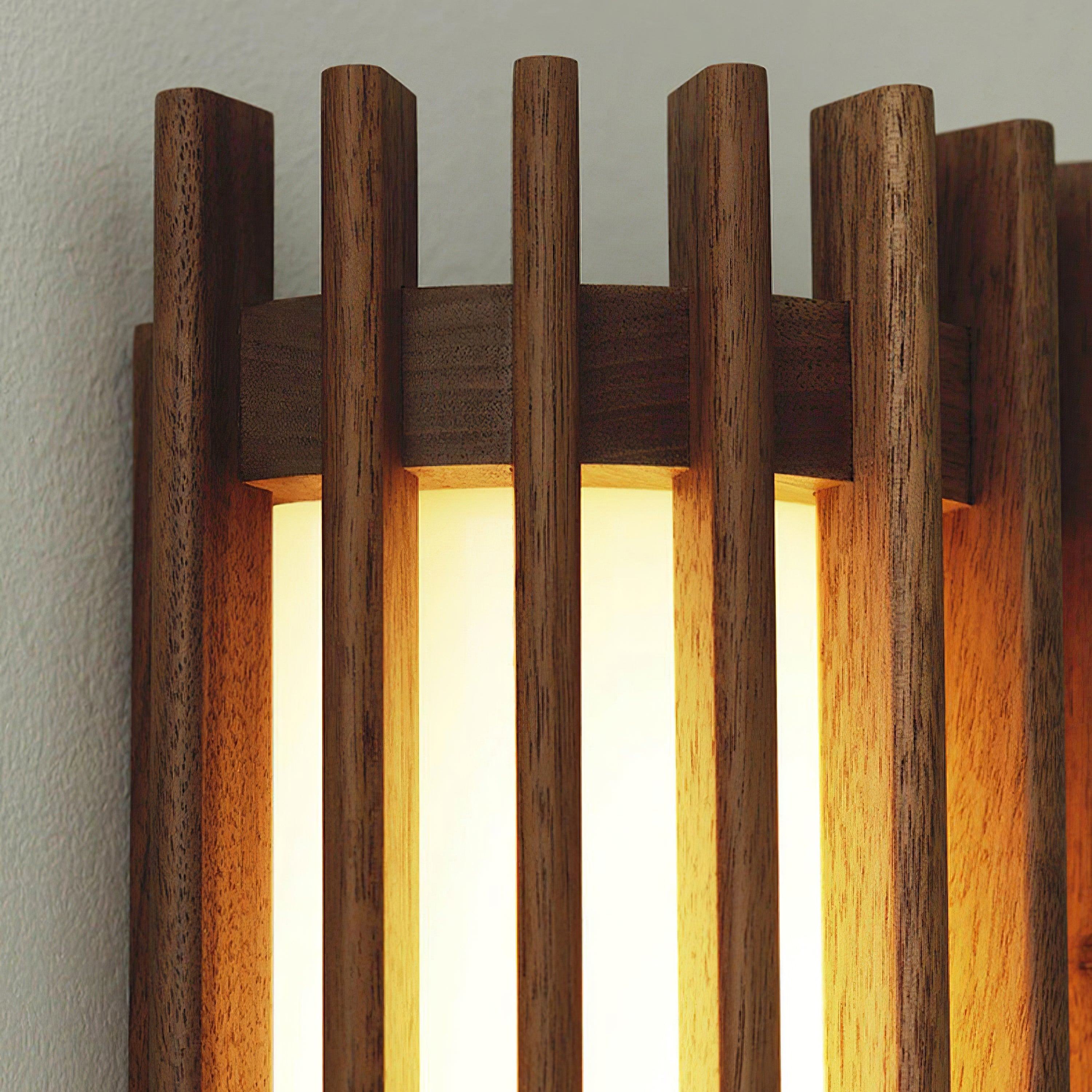 Wren Nordic Wood Wall Acrylic Sconce