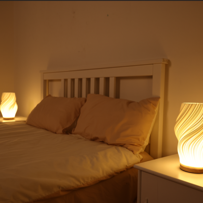 Halo Wavecrest Sculptural Table Lamp