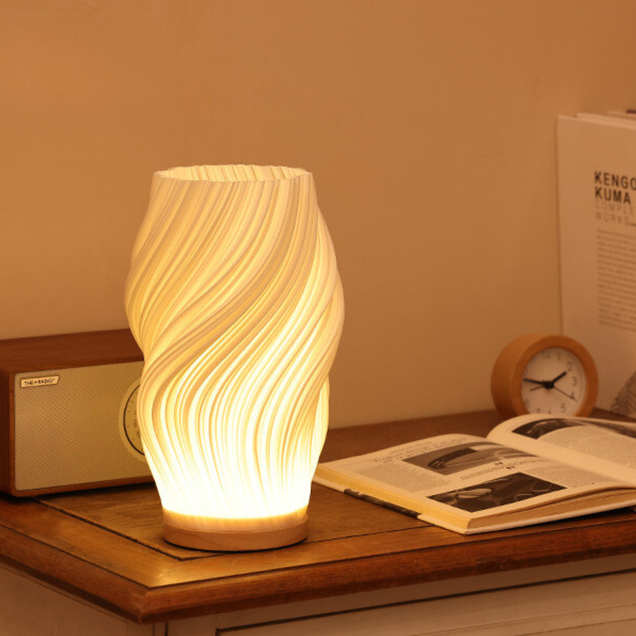 Halo Wavecrest Sculptural Table Lamp