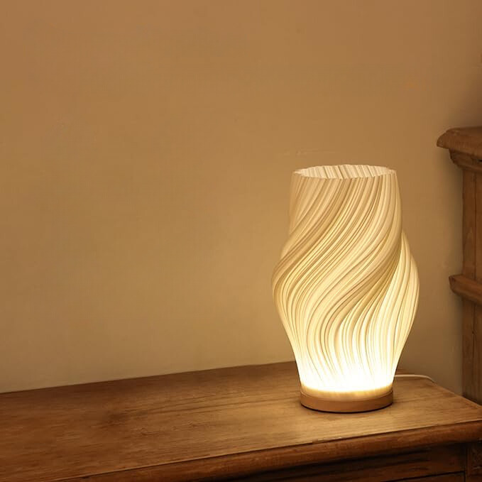 Halo Wavecrest Sculptural Table Lamp