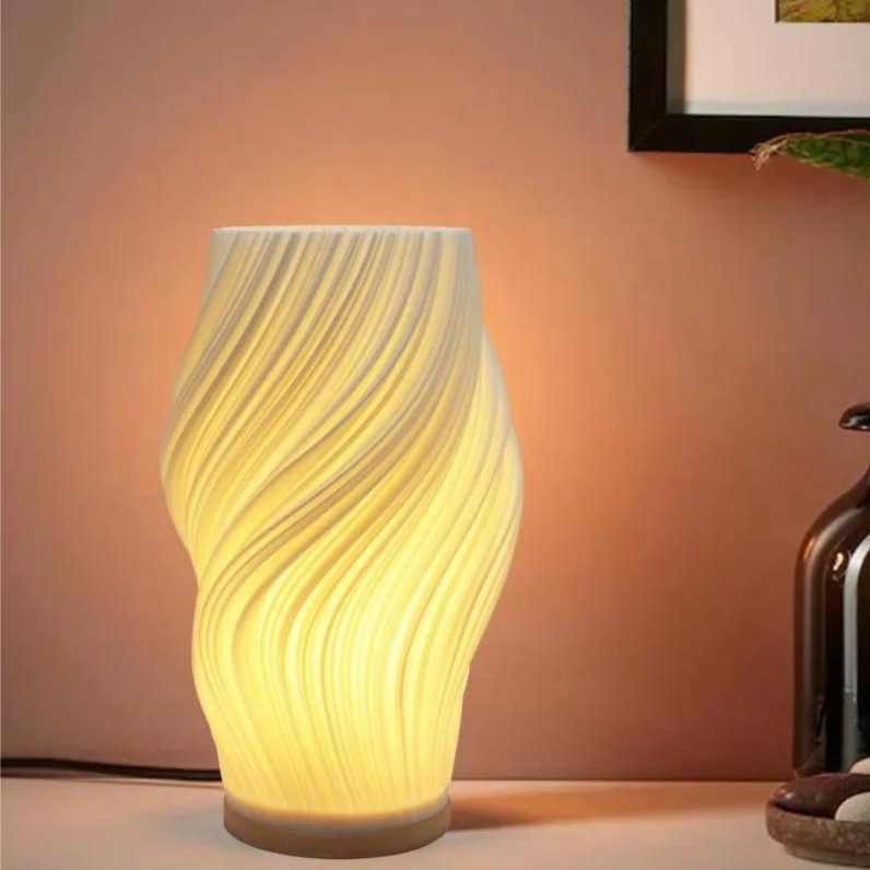 Halo Wavecrest Sculptural Table Lamp