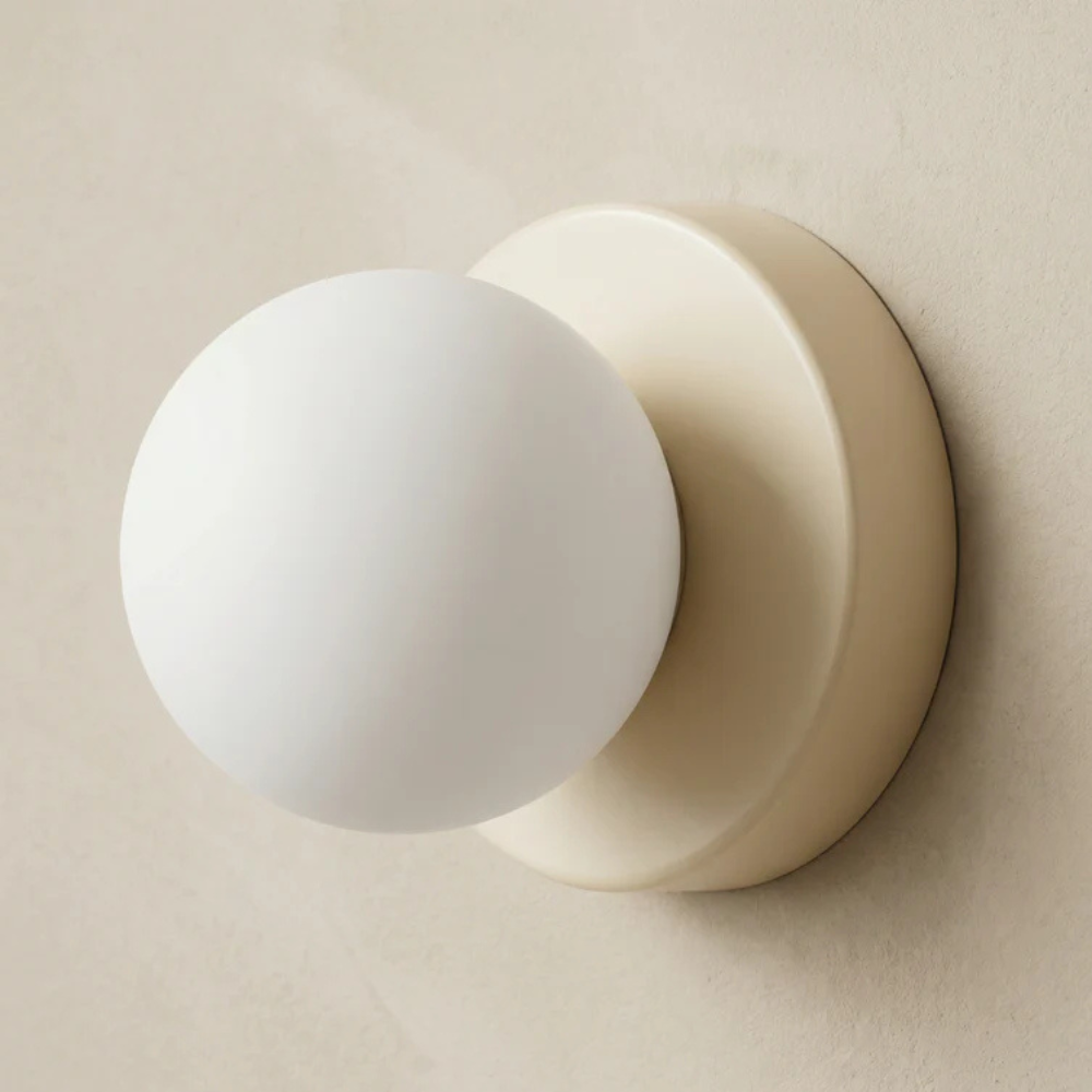 Wren Iron Glass Globe Wall Sconce