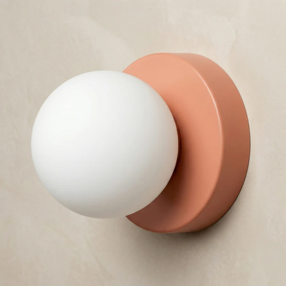 Wren Iron Glass Globe Wall Sconce