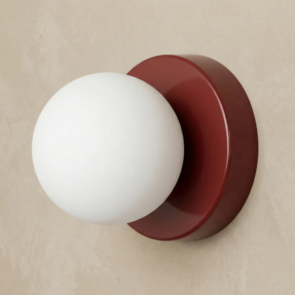 Wren Iron Glass Globe Wall Sconce