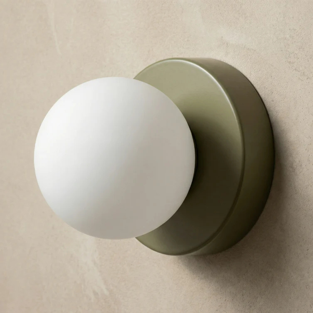 Wren Iron Glass Globe Wall Sconce