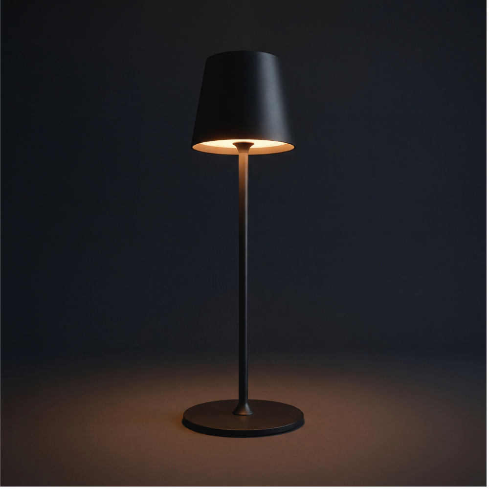 Minimalist Rechargeable LED Table Lamp - 3-Tone Dimmable Lighting