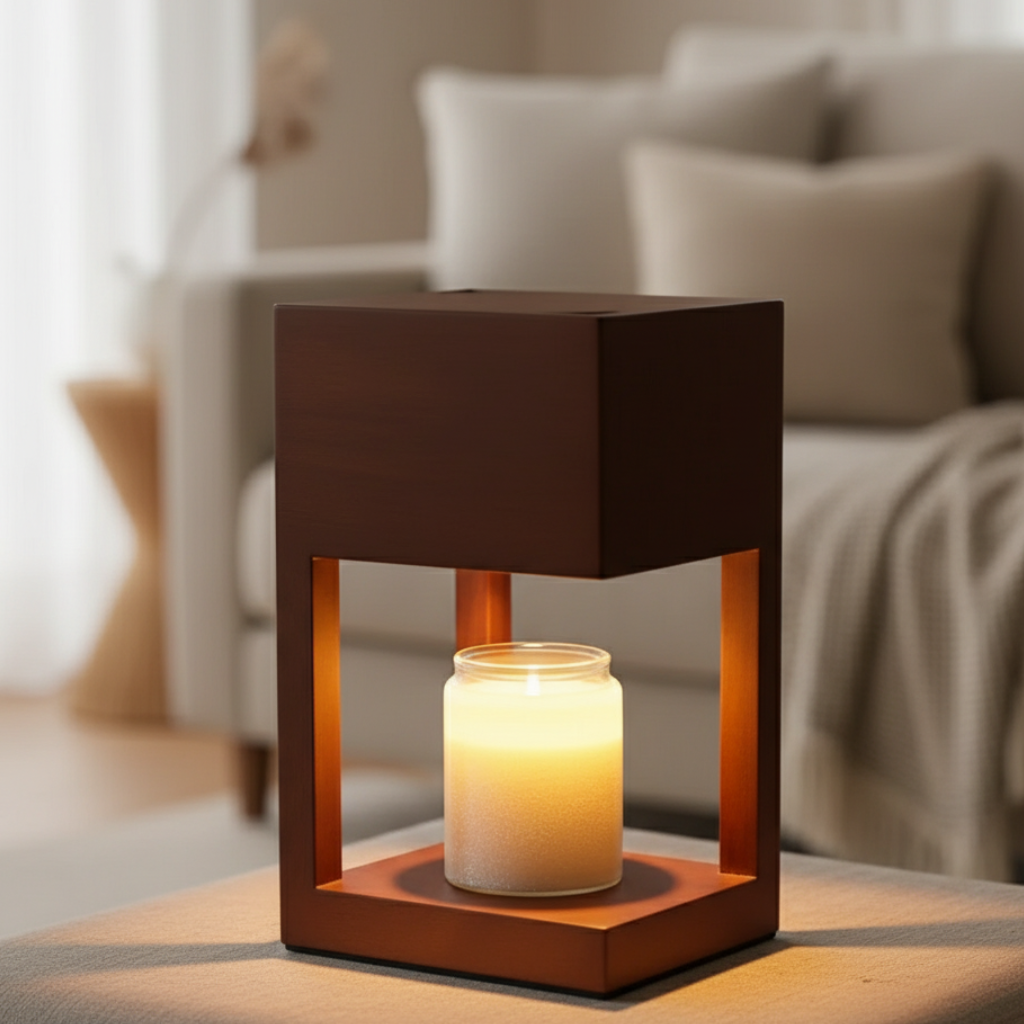 Halo Scandi Candle Warmer Table Lamp