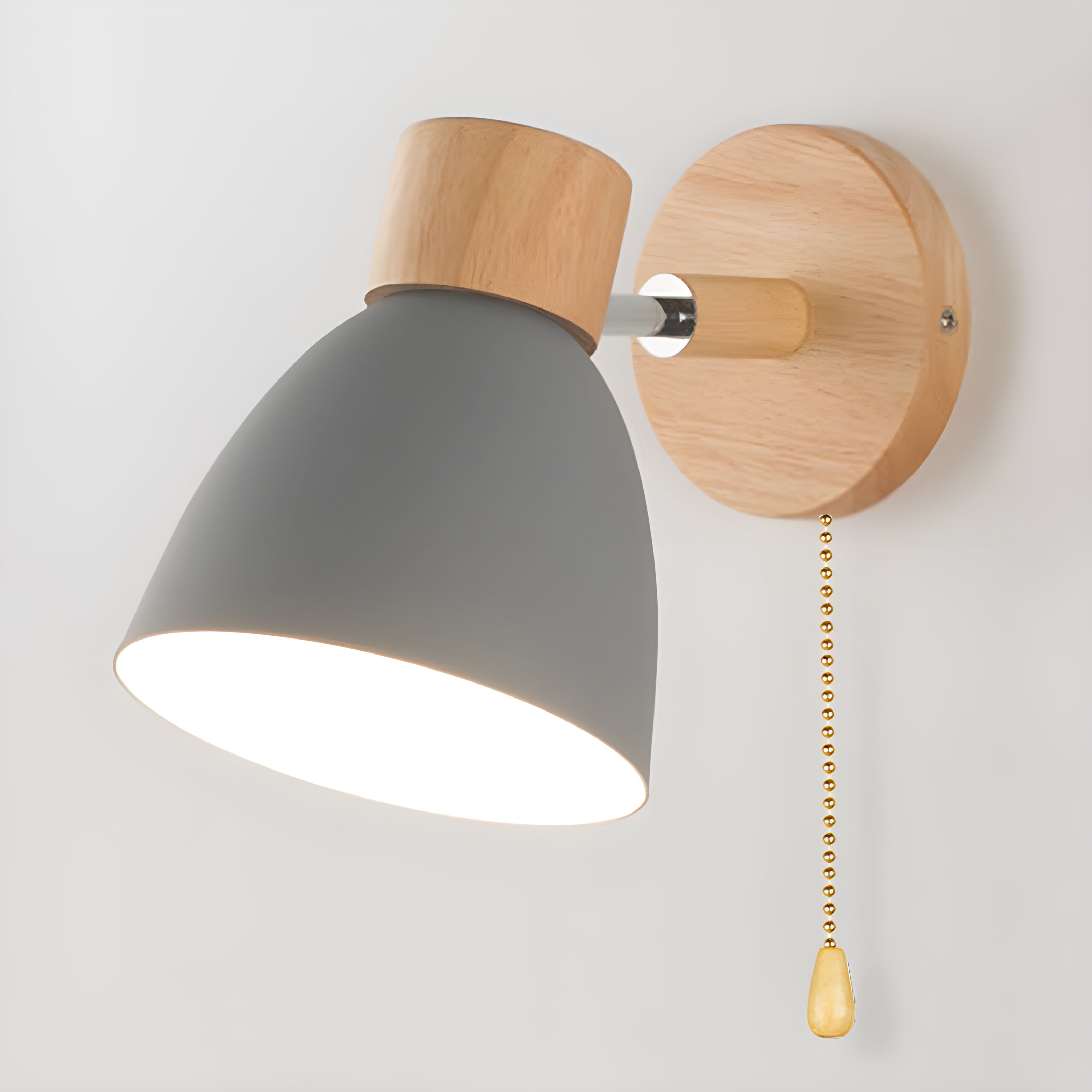 Wren Nordic Wood Wall Sconce