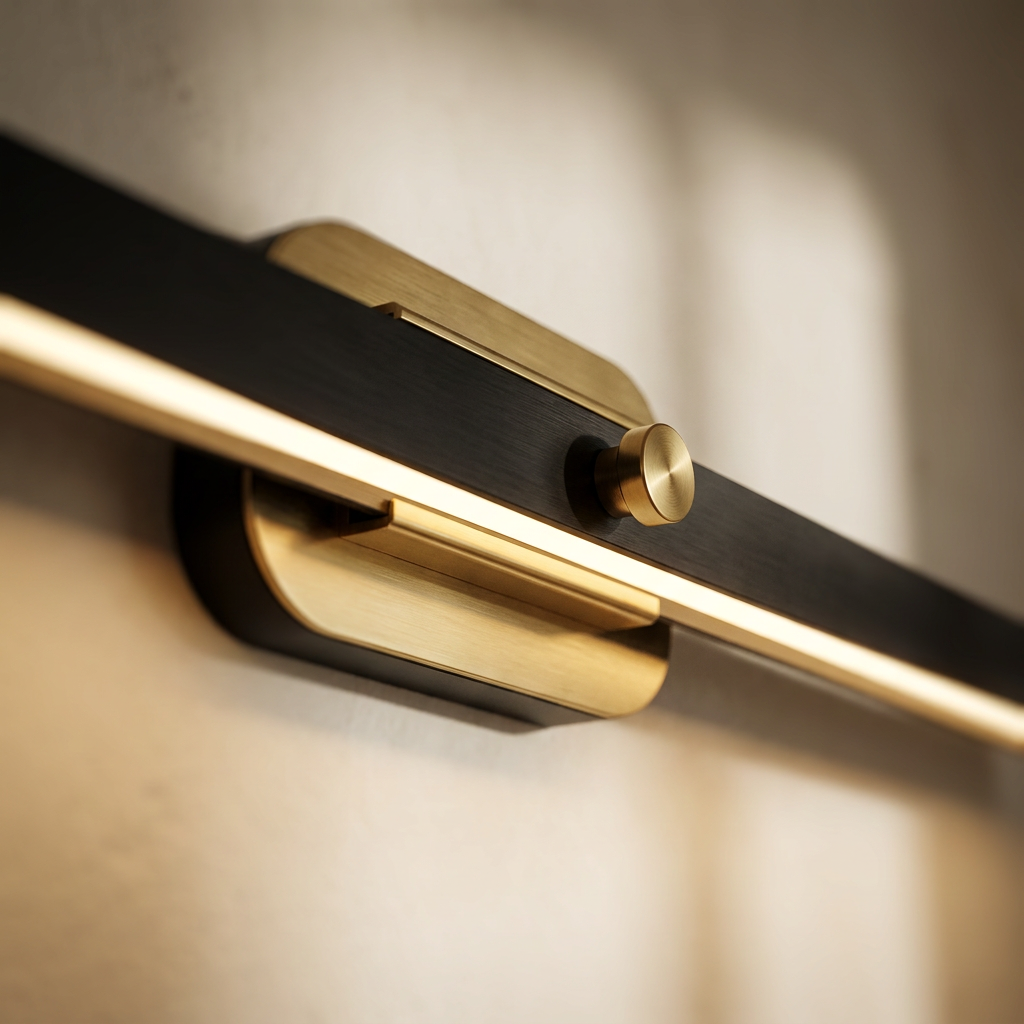 Wren Linear Pull Recessed Wall Sconce detail crop