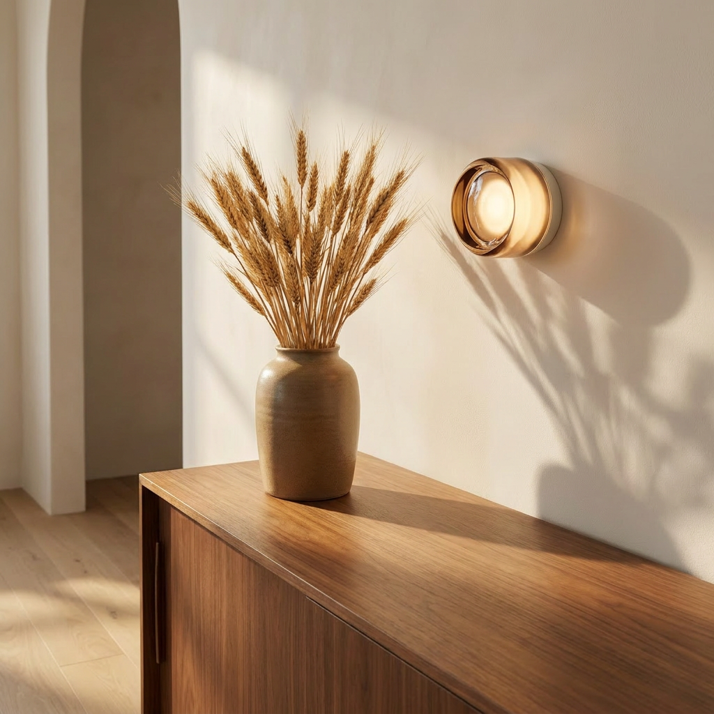 Wren Dimple Glass Wall Sconce dining sideboard