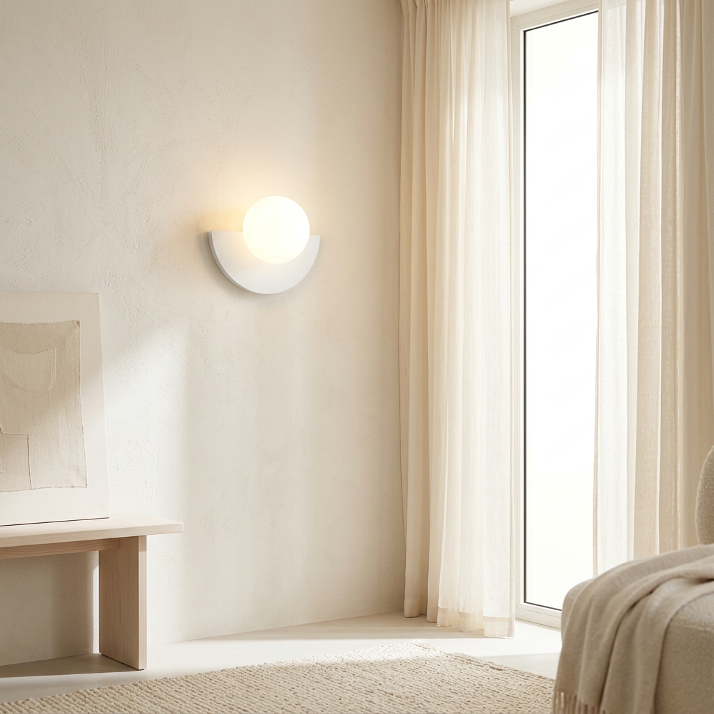 Wren Semicircle LED bright window light