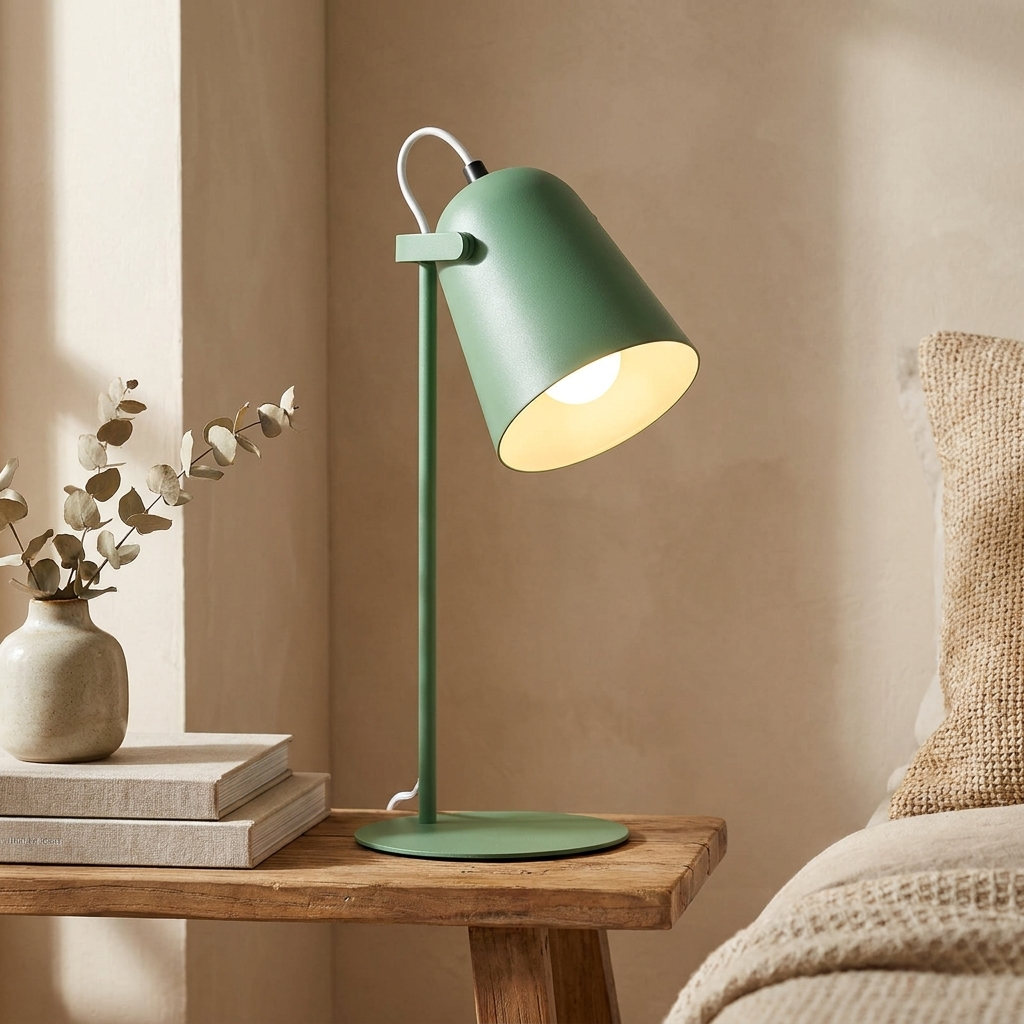 Green | Halo Macaron Bucket Table Lamp