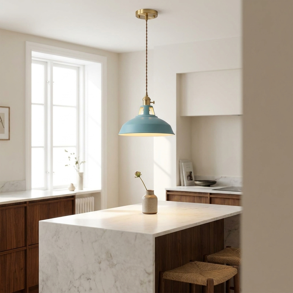 Aurora Colorful Barn Pendant Light | lifestyle