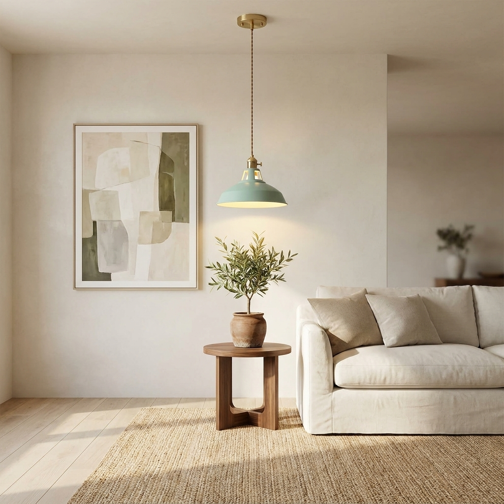 Aurora Colorful Barn Pendant Light | lifestyle