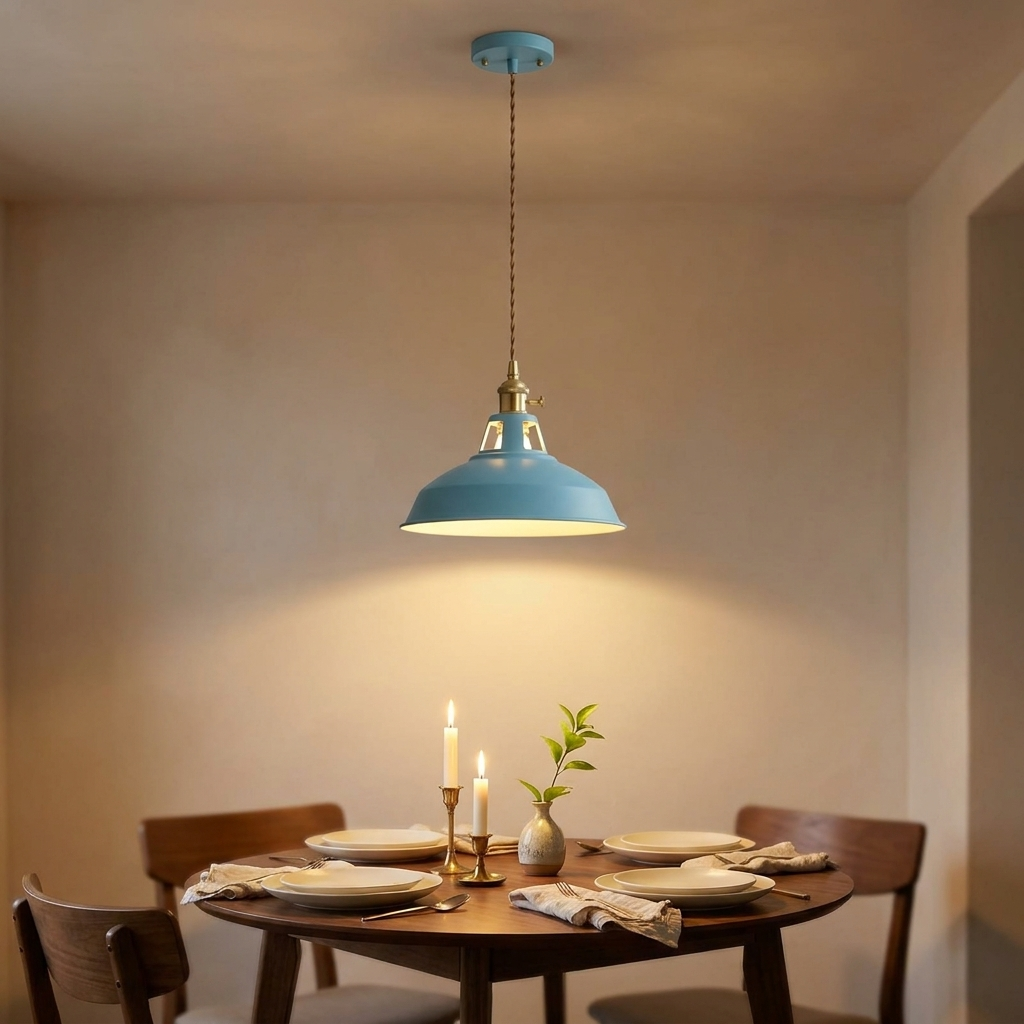 Aurora Colorful Barn Pendant Light | lifestyle