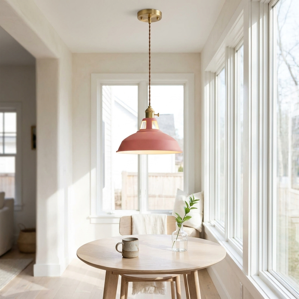 Aurora Colorful Barn Pendant Light | lifestyle