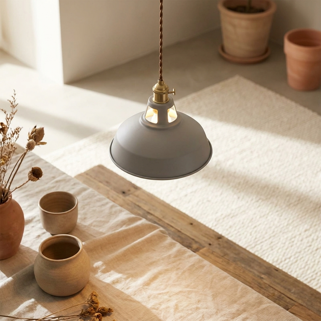 Grey | Aurora Colorful Barn Pendant Light