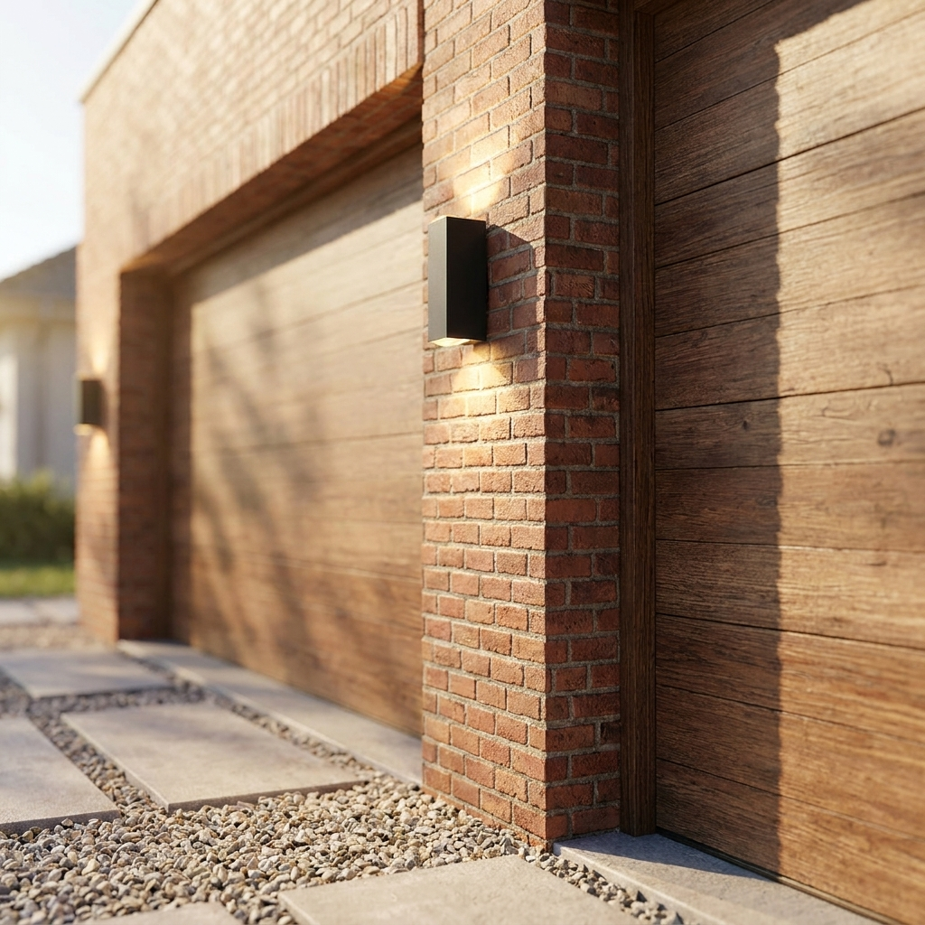 Atlas Rectangle Outdoor Wall Light | lifestyle