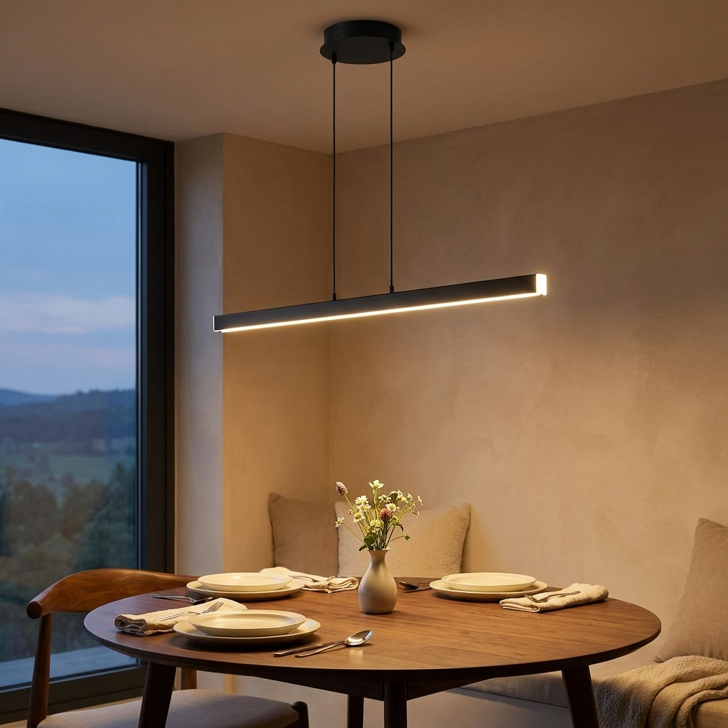 Aurora Linear LED Pendant Light | lifestyle