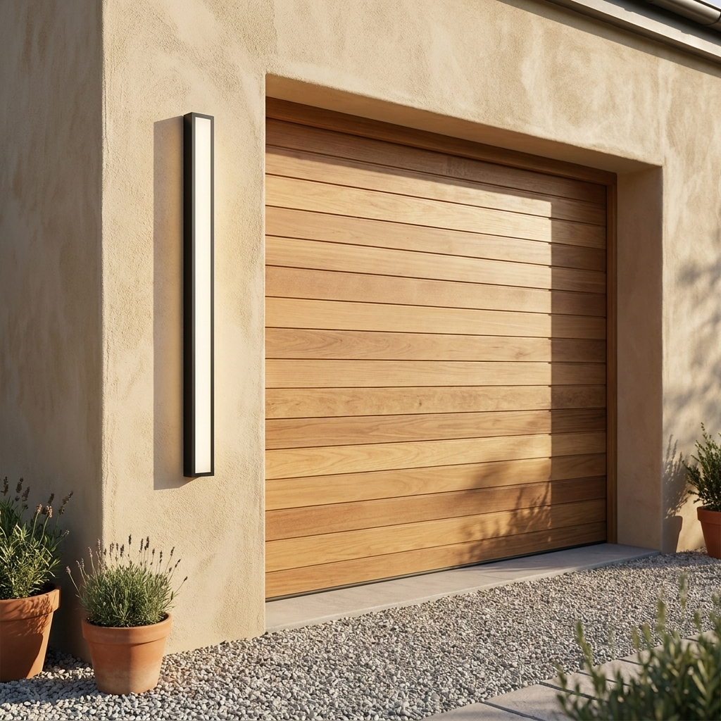 Atlas Waterfall Linear Outdoor Wall Light | lifestyle