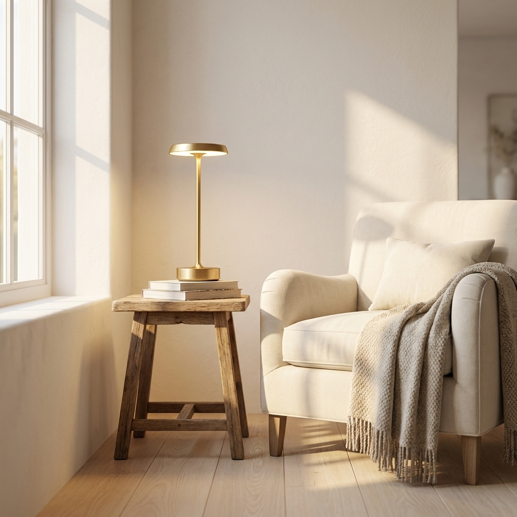 Halo Disc Cordless Table Lamp | lifestyle