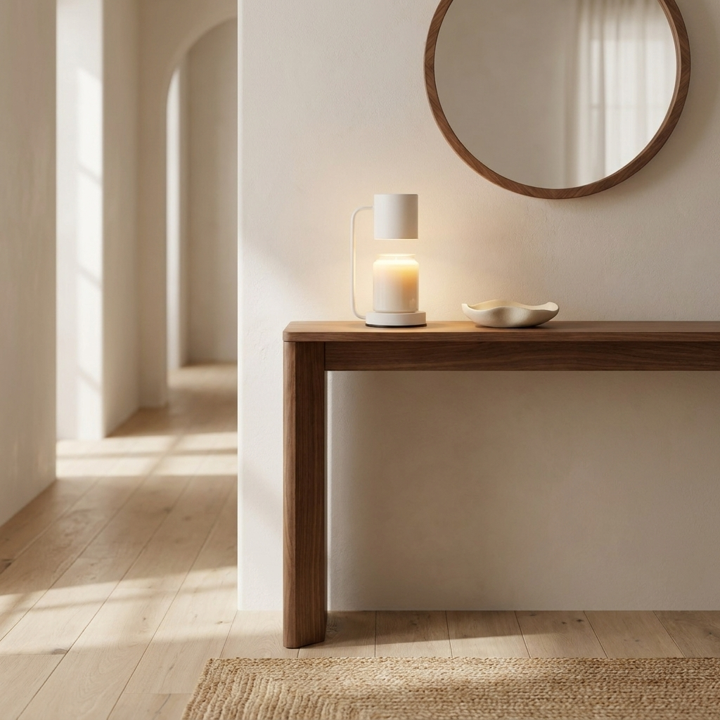 Halo Jar Candle Warmer Table Lamp | lifestyle