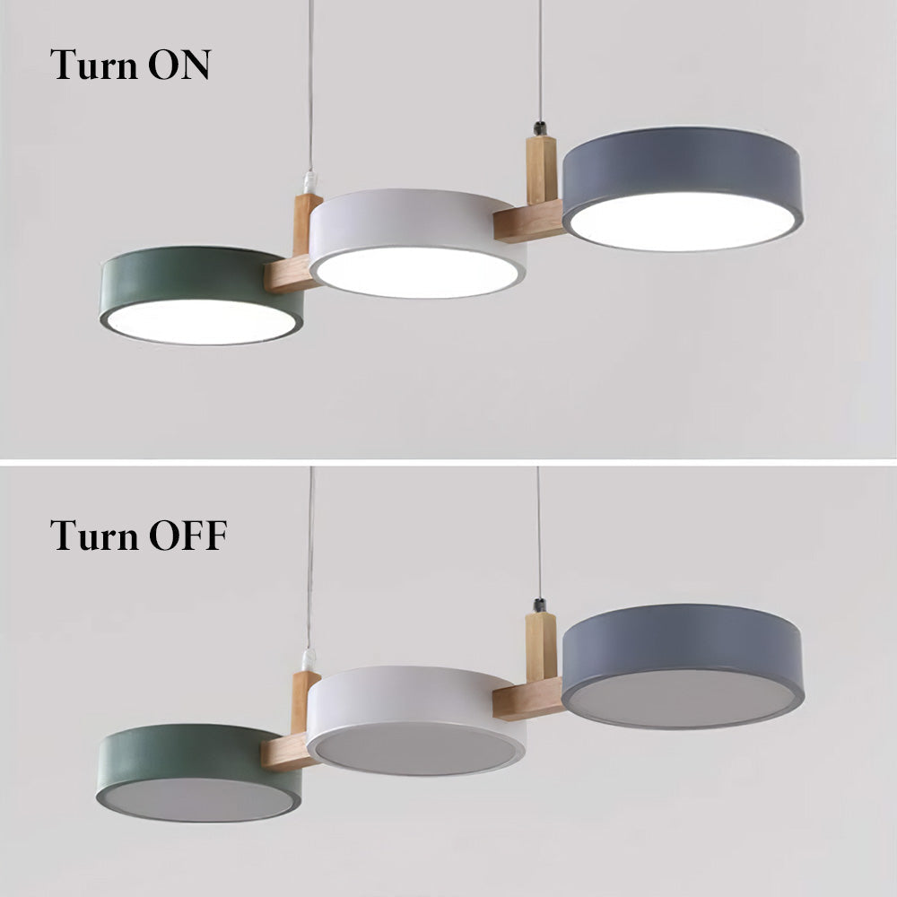 Aurora Cylinder Linear Pendant Light