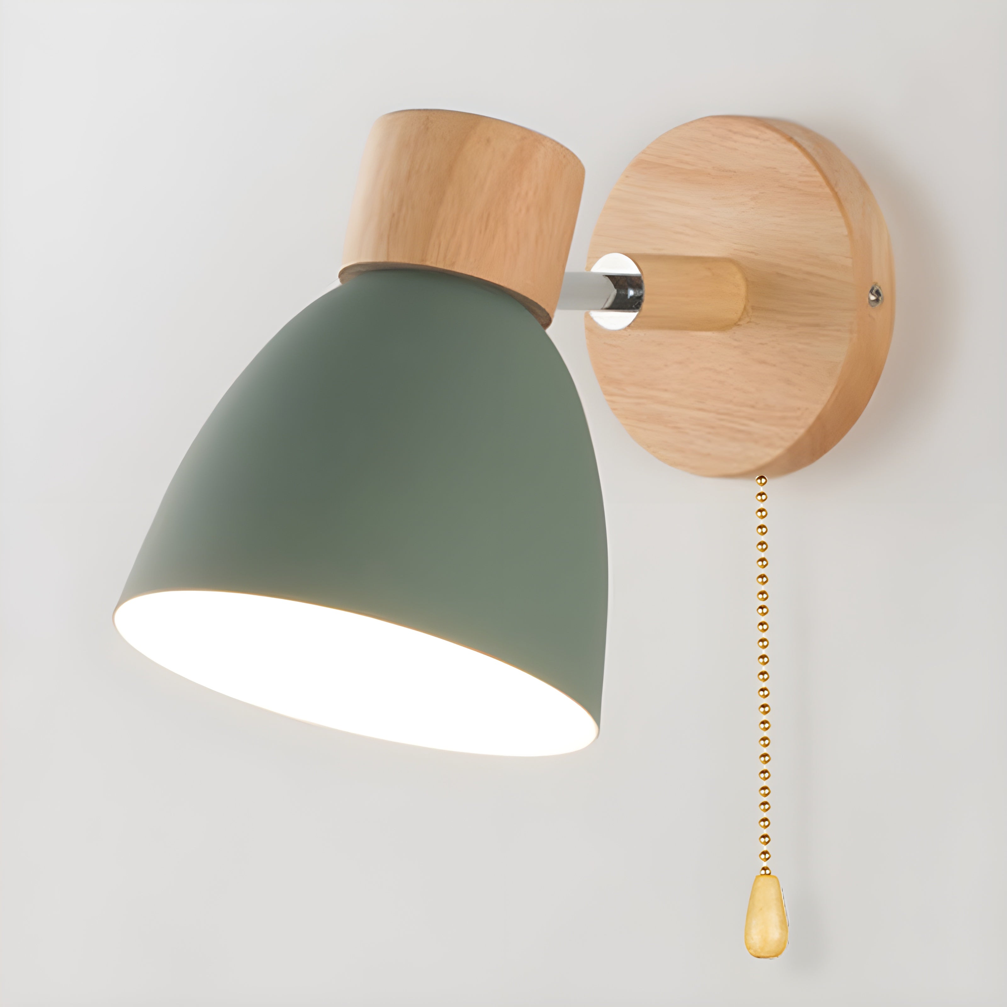 Wren Nordic Wood Wall Sconce