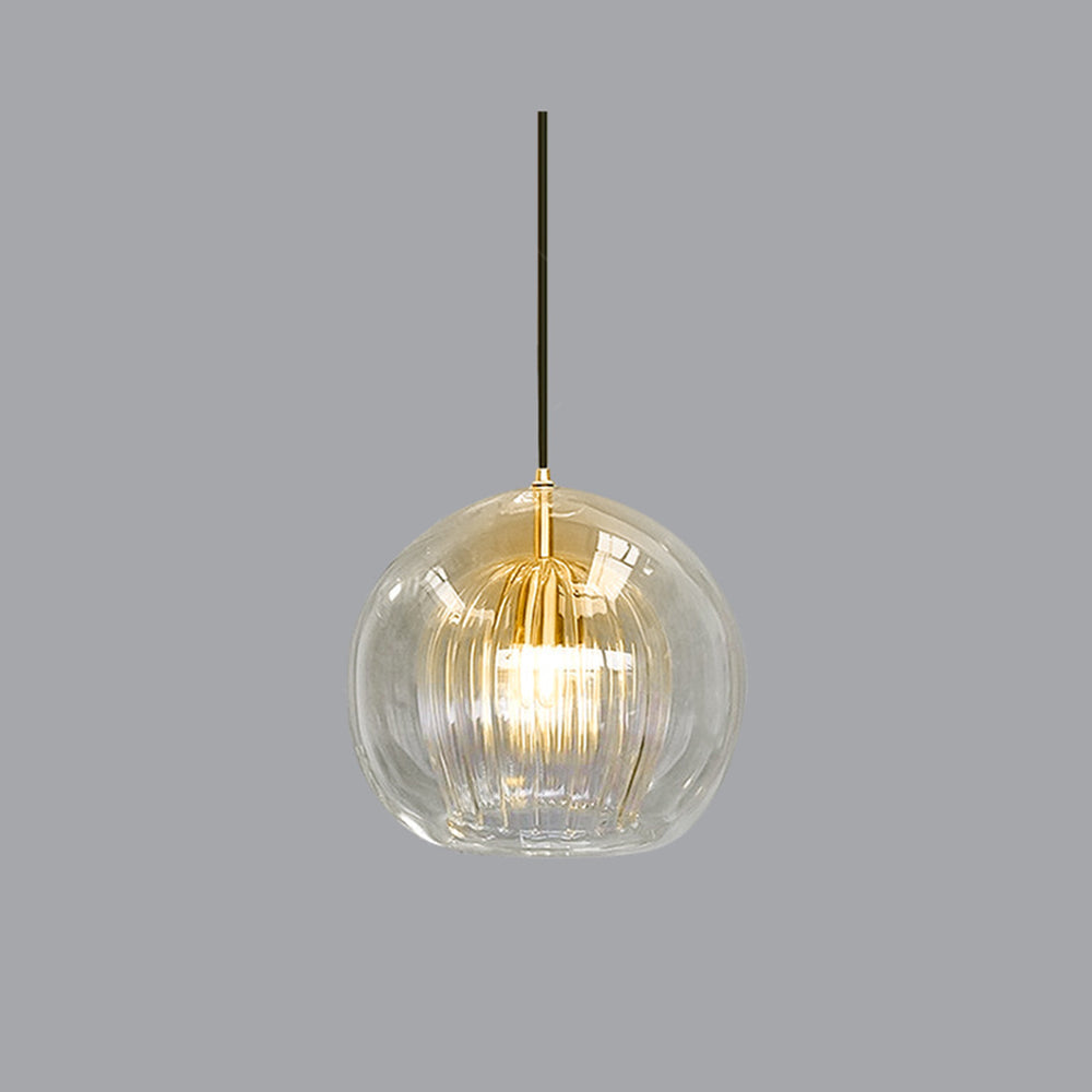 Aurora Glass Globe Pendant Light