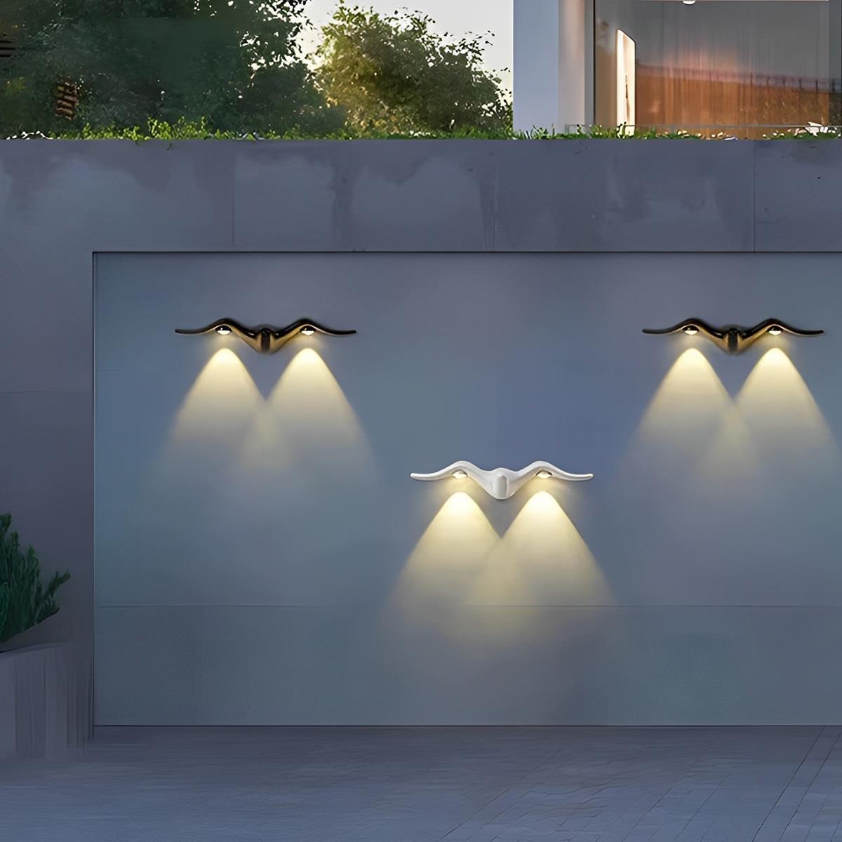 Atlas Silhouette Outdoor Wall Sconce